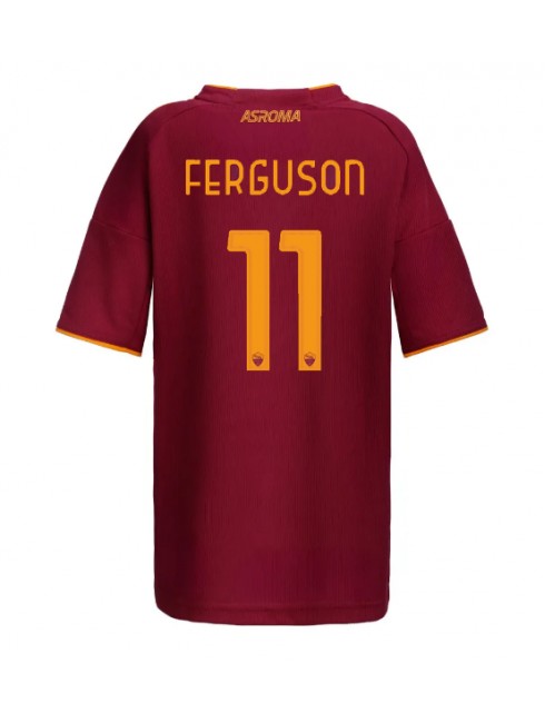 Zenske Futbalové oblečenie AS Roma Evan Ferguson #11 2025-26 Krátky Rukáv - Domáci Zenske Futbalové oblečenie AS Roma Evan Ferguson #11 2025-26 Krátky Rukáv - Domáci